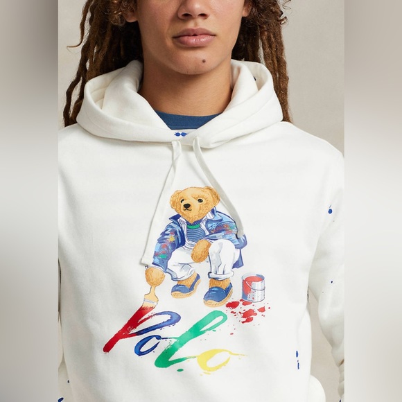 Polo Bear Fleece Hoodie - Picture 2 of 4
